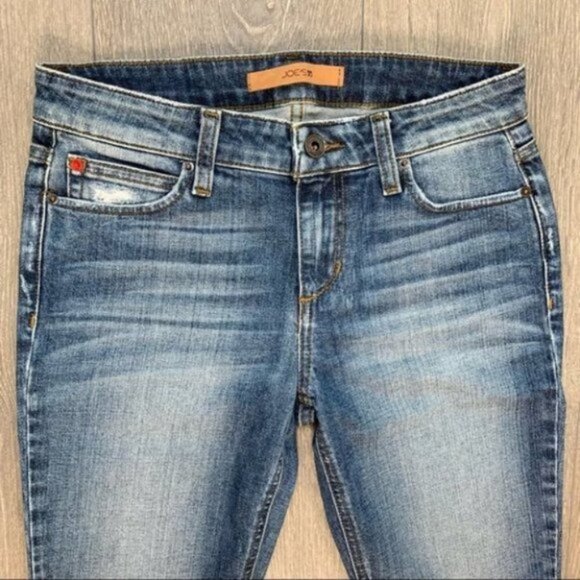 Joes Jeans Blondie Skinny Ankle Coppola Jeans Mid Rise Distressed Denim Size 24 - Picture 9 of 16
